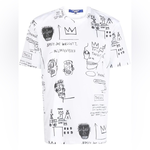 JUNYA WATANABE xComme des Garçons x Basquiat graphic cotton T-Shirt